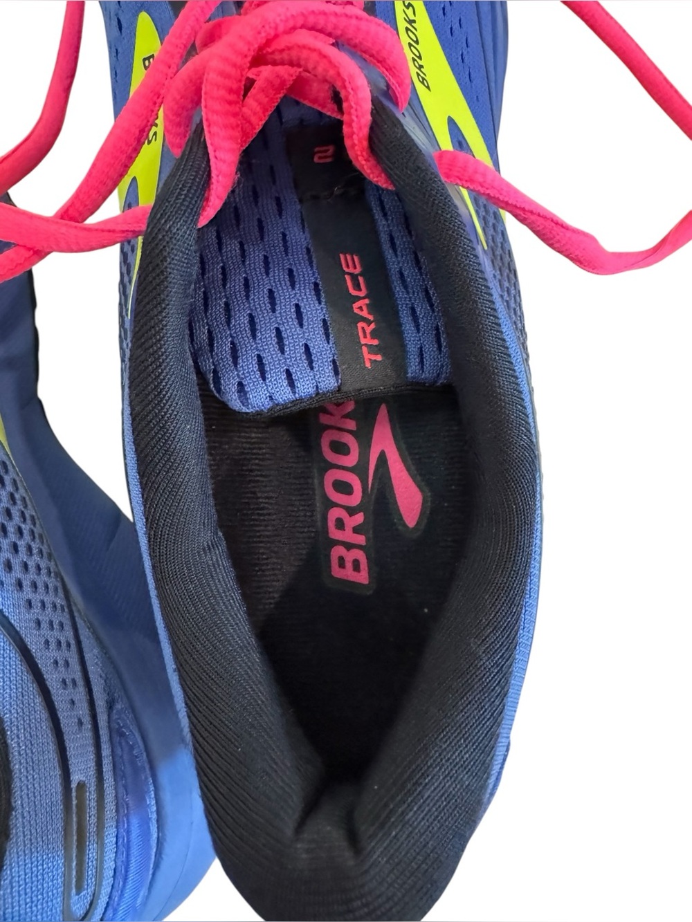 Brooks Trace 2 Running Shoes Women’s 8.5 Blue Pink Cushioned Athletic Sneakers - Picture 9 of 10